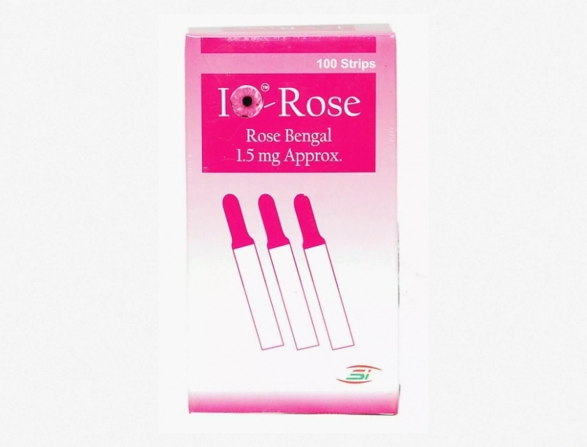 Rose Bengal Strips, 100 Count for Eye Stain Testing – High-Quality Diagnostic Ophthalmic Strips