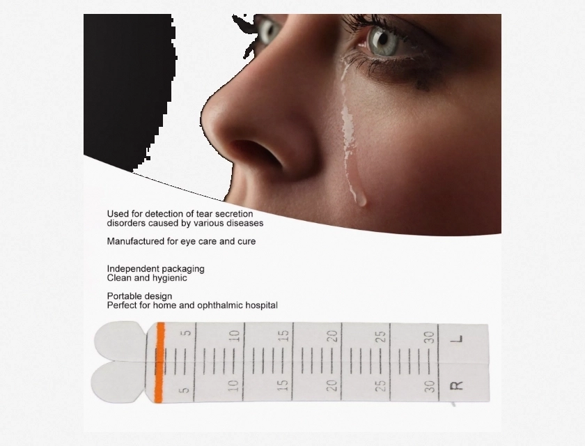 Schirmer Test Strips for Dry Eye Diagnosis, 10 Count