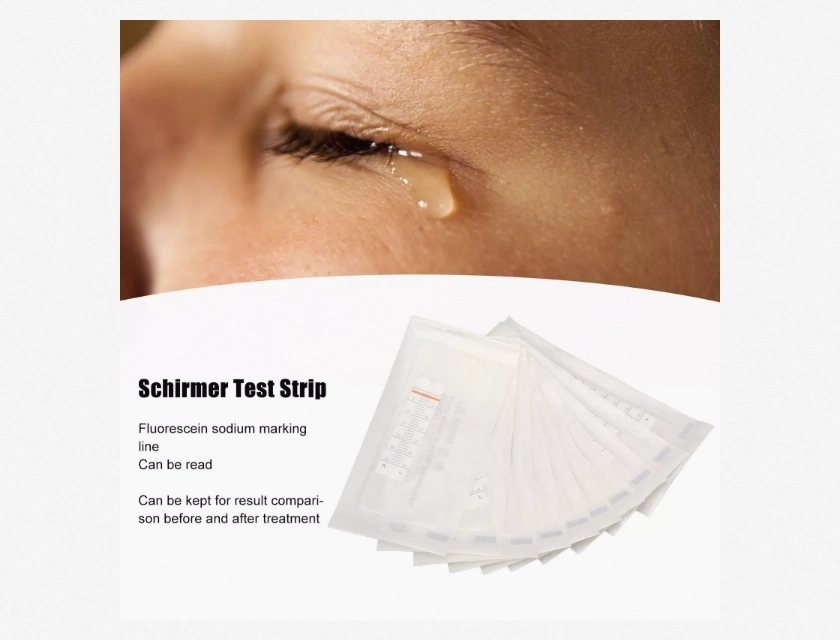 Schirmer Tear Test Strips for Dry Eye Diagnosis, 10 Count