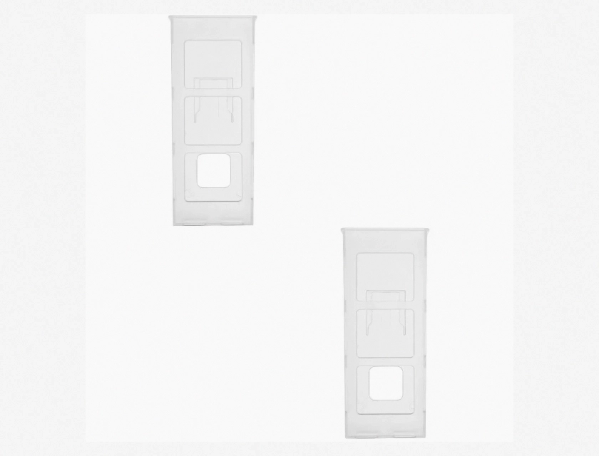 2 Piece Wall Mounted Hair Straightener Holder and Styling Tool Organizer for Bathroom Storage