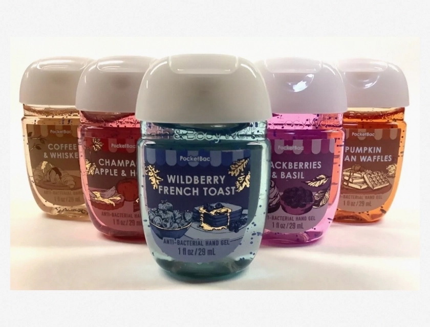 Bath & Body Works End of Summer Treats Hand Gel Sanitizer, Pack of 5