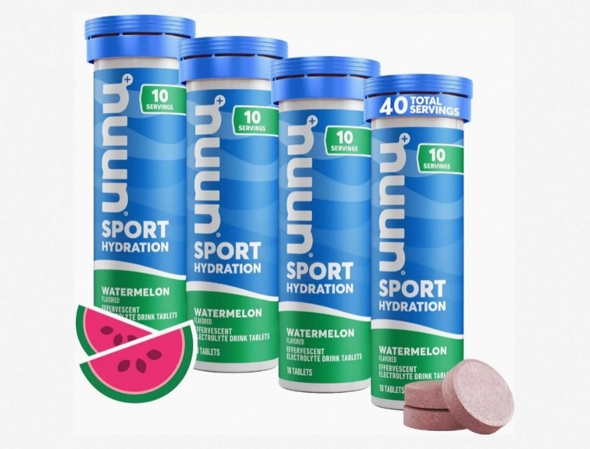 Sport Electrolyte Tablets, Watermelon, 40 Servings (Pack of 4)