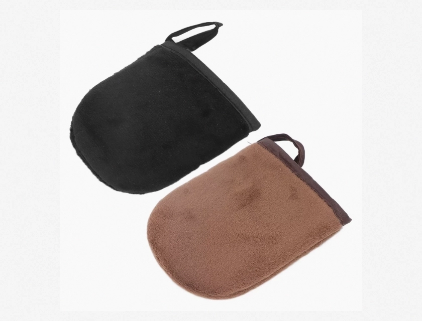 Tanning Mitts – Flocking Self Tanner Mitt Lotion Applicator for Sunless Tanning