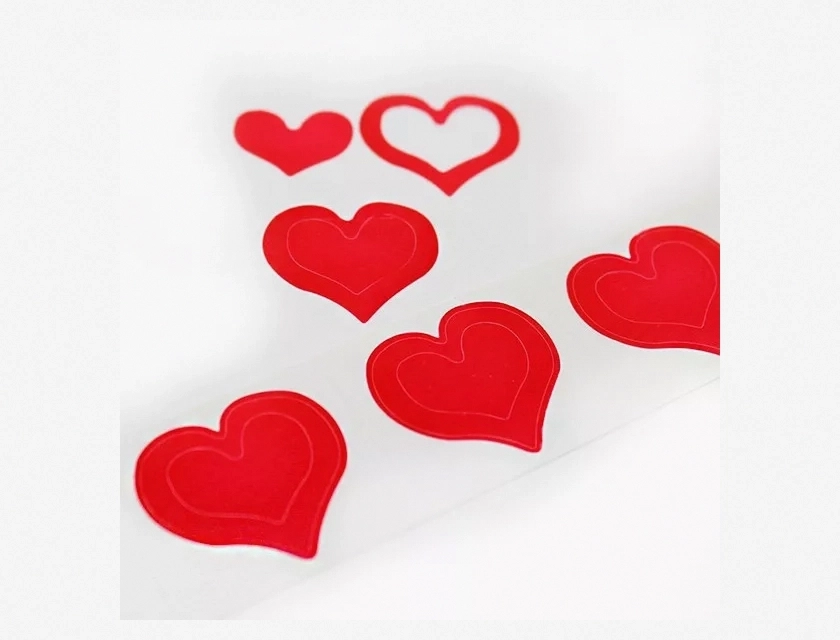 Three-Way Heart Tanning Stickers for Women – 24 Pack Tan Lines Stencil for Tanning Lotion