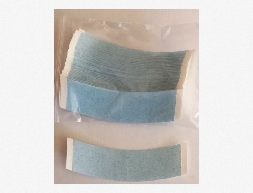 Walker Tape C-Contour Blue Liner Double-Sided Lace Wig Tape 72 Pieces