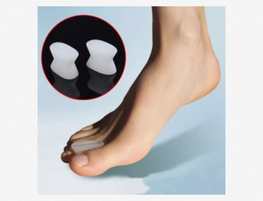 Foot Toe Separator Adjuster (2 Count) for Straightening and Aligning Toes, Relieve Pain and Correct Bunions
