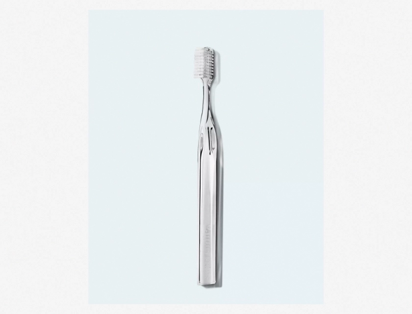 Supersmile Crystal Collection Toothbrush, White, Soft Bristles, Ergonomic Handle, Complete Oral Care
