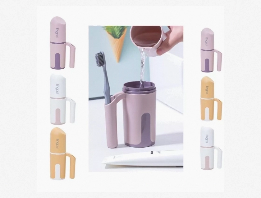 Toothpaste Organizer Detachable Storage for Outdoor Camping Travel Portable Bathroom Accessories