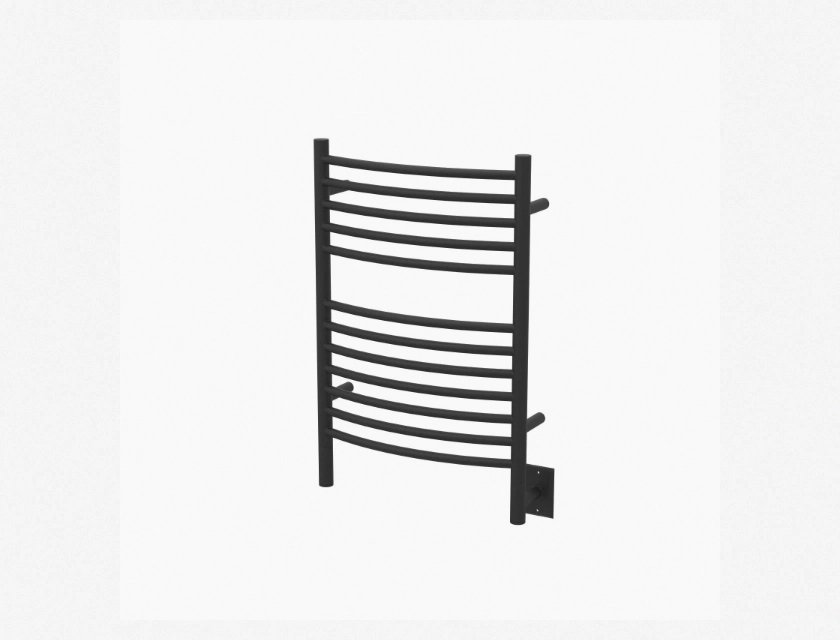 Amba Jeeves EC-20 Electric Towel Warmer, 21 1/4 in Wide, 3/4 in Height, 115V, Hardwired, Stainless Steel