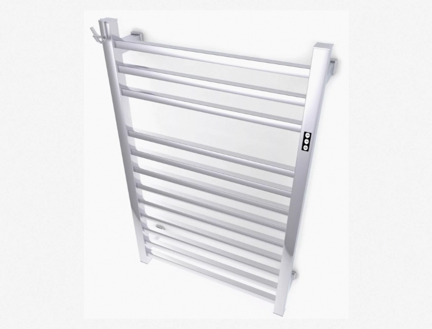 Brandon Basics Wall Mounted Electric Towel Warmer with Built-in Timer, Hardwired Option