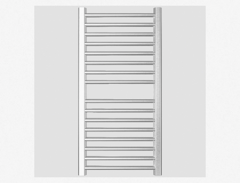 Amba Sirio Hardwired Towel Warmer, Silver, 16 Bars – S2142B