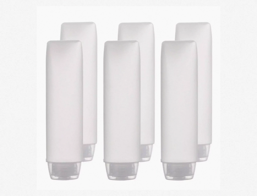 Travel Size Bottles 6 Pack – TSA Approved Empty Plastic Squeeze Containers 1.7 Oz 50 Ml