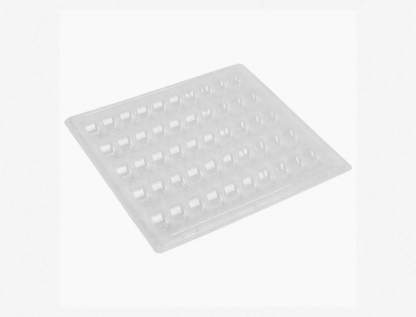 Clear PET Macaron Storage Trays Holds 50 Macarons