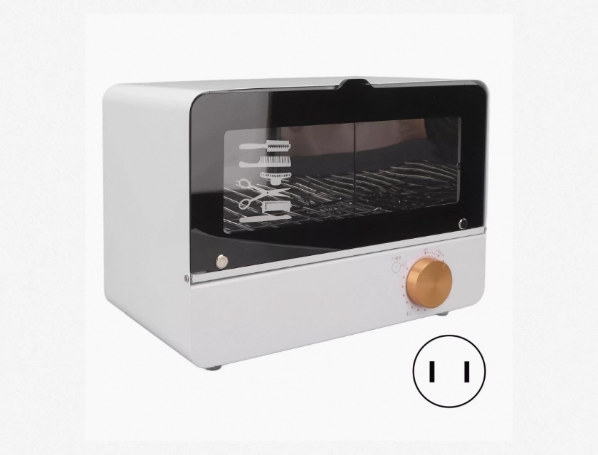 6L UV Sanitizing Cabinet with Timing Control and Ozone for Baby Bottles, Kitchen Utensils, and More