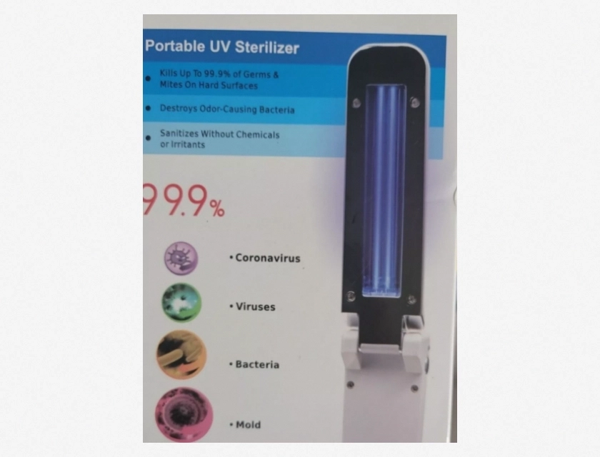 Portable UV Sterilizer for Baby Bottles, Pacifiers, and Phone Sanitizer, Fast 99.9% Disinfection, USB Rechargeable