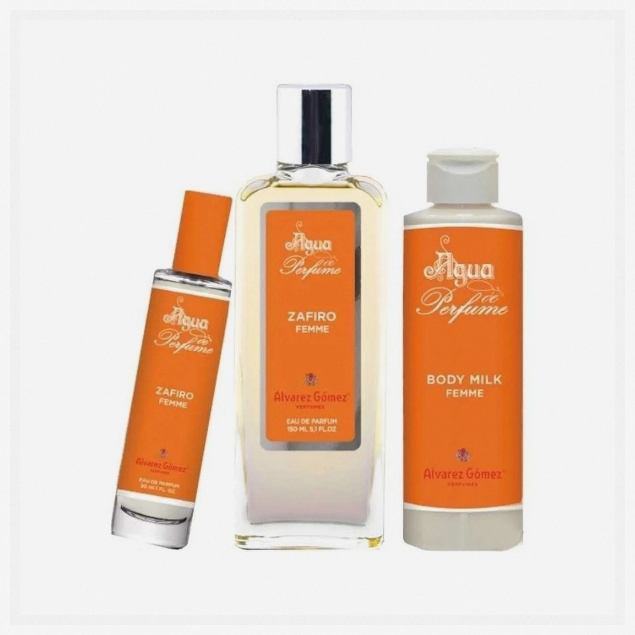 Alvarez Gomez Zafiro Femme Eau de Parfum Gift Set 3 Pieces
