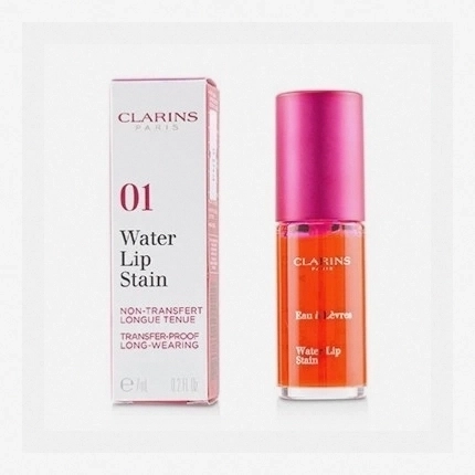 Clarins Water Lip Stain 01 Rose 7 ml Long Lasting Lip Tint