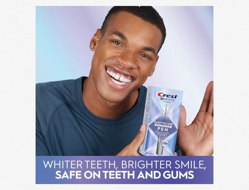 Crest 3D White Easy-to-Use Teeth Whitening Pen, 0.13 fl oz