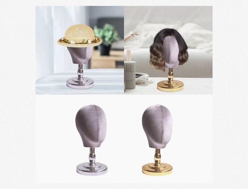Mannequin Head for Wig Display, Sturdy Wig Head Model for Styling and Photography
