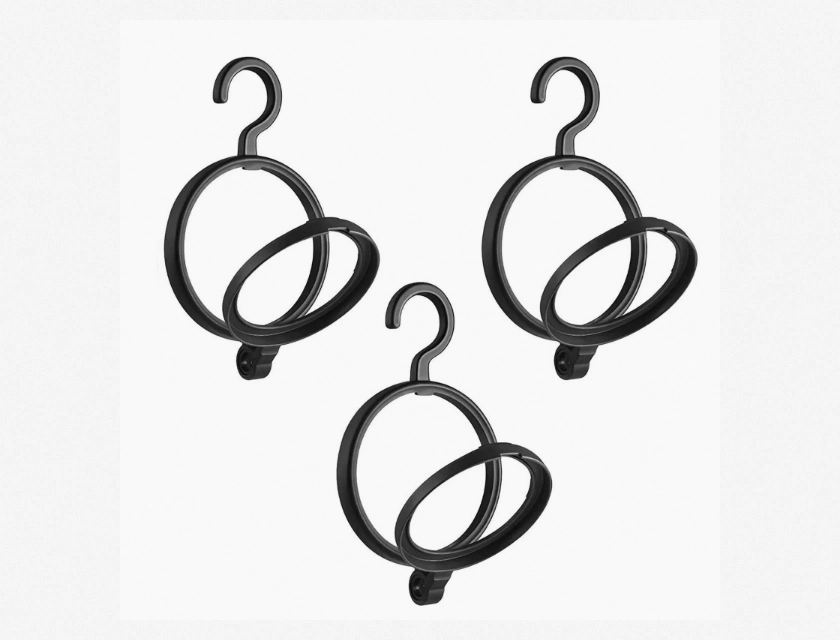 3-Pack Foldable Wig Hanger Rack for Wig and Hat Storage – Space Saving Organizer for All Wigs