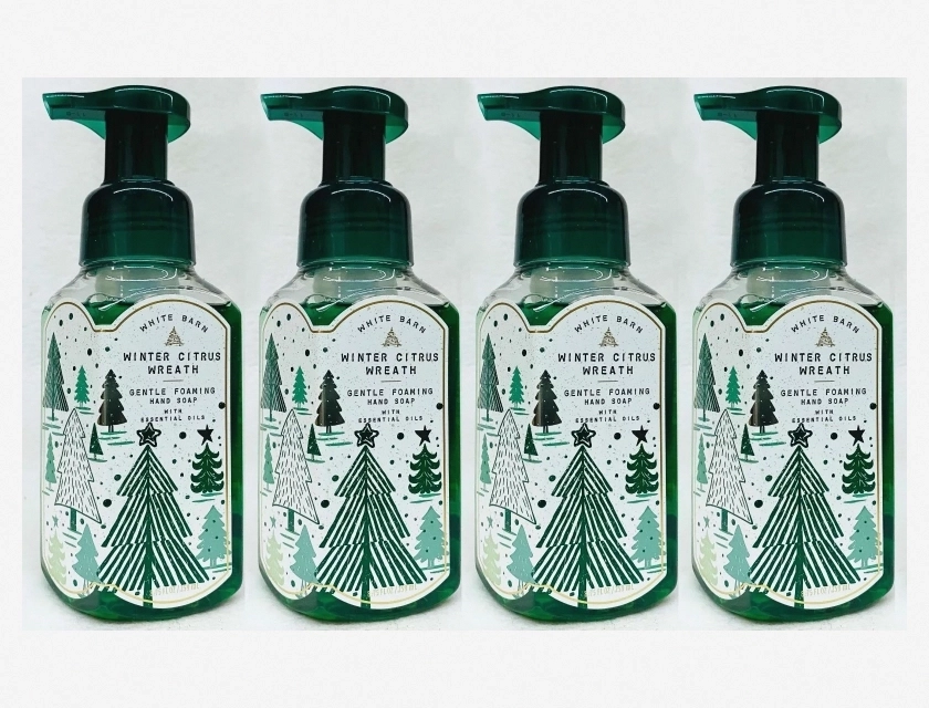 Bath & Body Works Winter Citrus Wreath Gentle Foaming Hand Soap, 80.75 fl oz