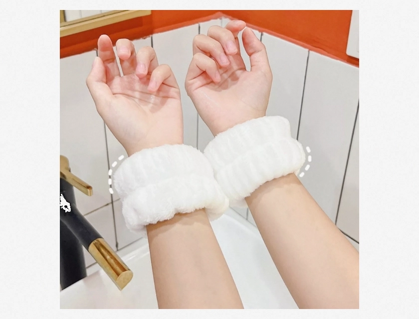 2-Pack Spa Wristbands – Quick Dry, Multipurpose, Absorbent Face Wristbands