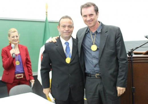 Noite de Posse de Wilges Bruscato, Cyro Sanseverino e Padre Claudemir Canela