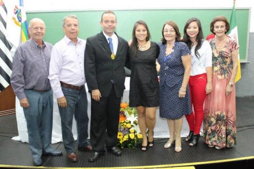 Noite de Posse de Wilges Bruscato, Cyro Sanseverino e Padre Claudemir Canela