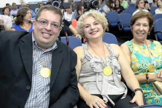 Noite de Posse de Wilges Bruscato, Cyro Sanseverino e Padre Claudemir Canela