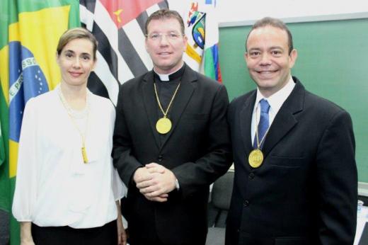 Noite de Posse de Wilges Bruscato, Cyro Sanseverino e Padre Claudemir Canela