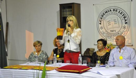 Posse dos neoacadêmicos Maria Ignez D’Ávila Ribeiro, Luiz Fernando Dezena e Raul de Oliveira Andrade Filho