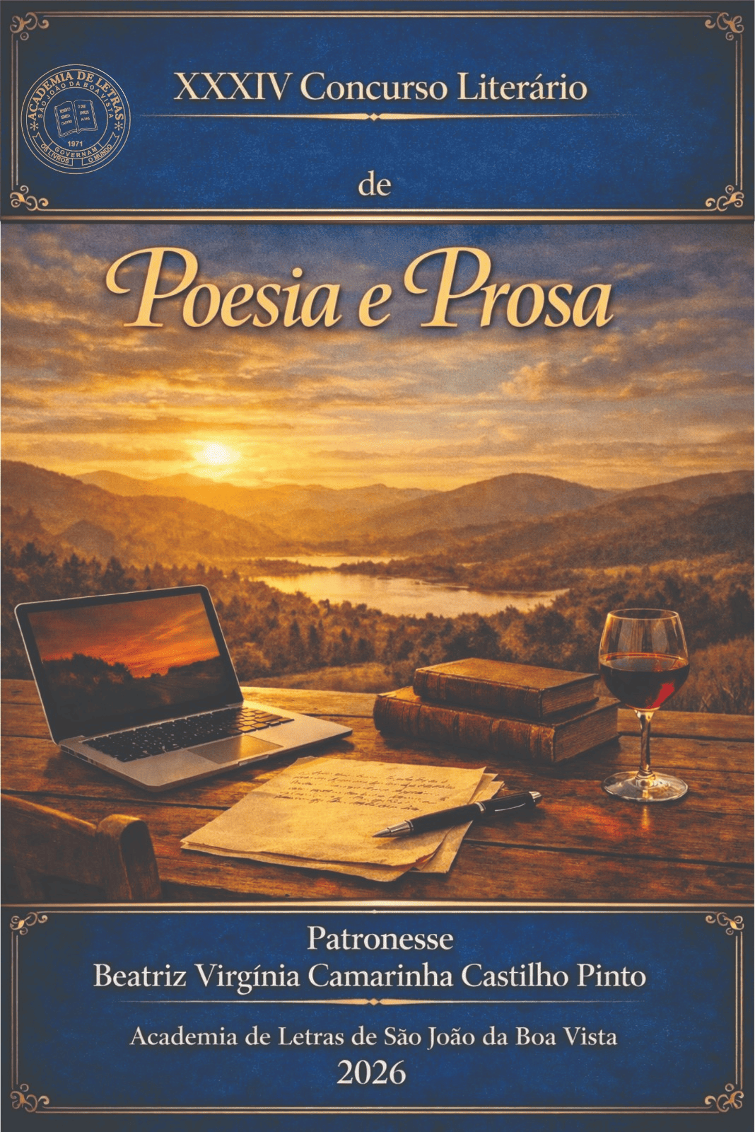 XXXIV CONCURSO LITERÁRIO DE POESIA E PROSA