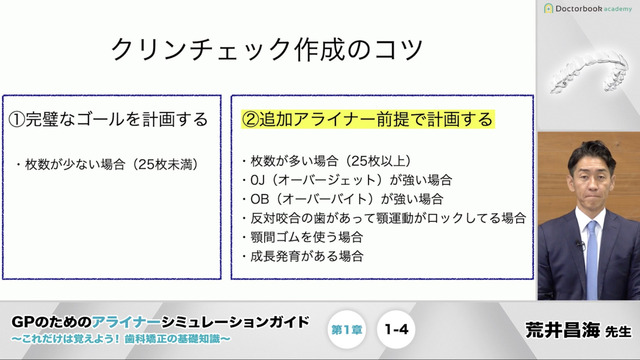 第1章 クリンチェックの特徴│GPのためのアライナーシミュレーション 