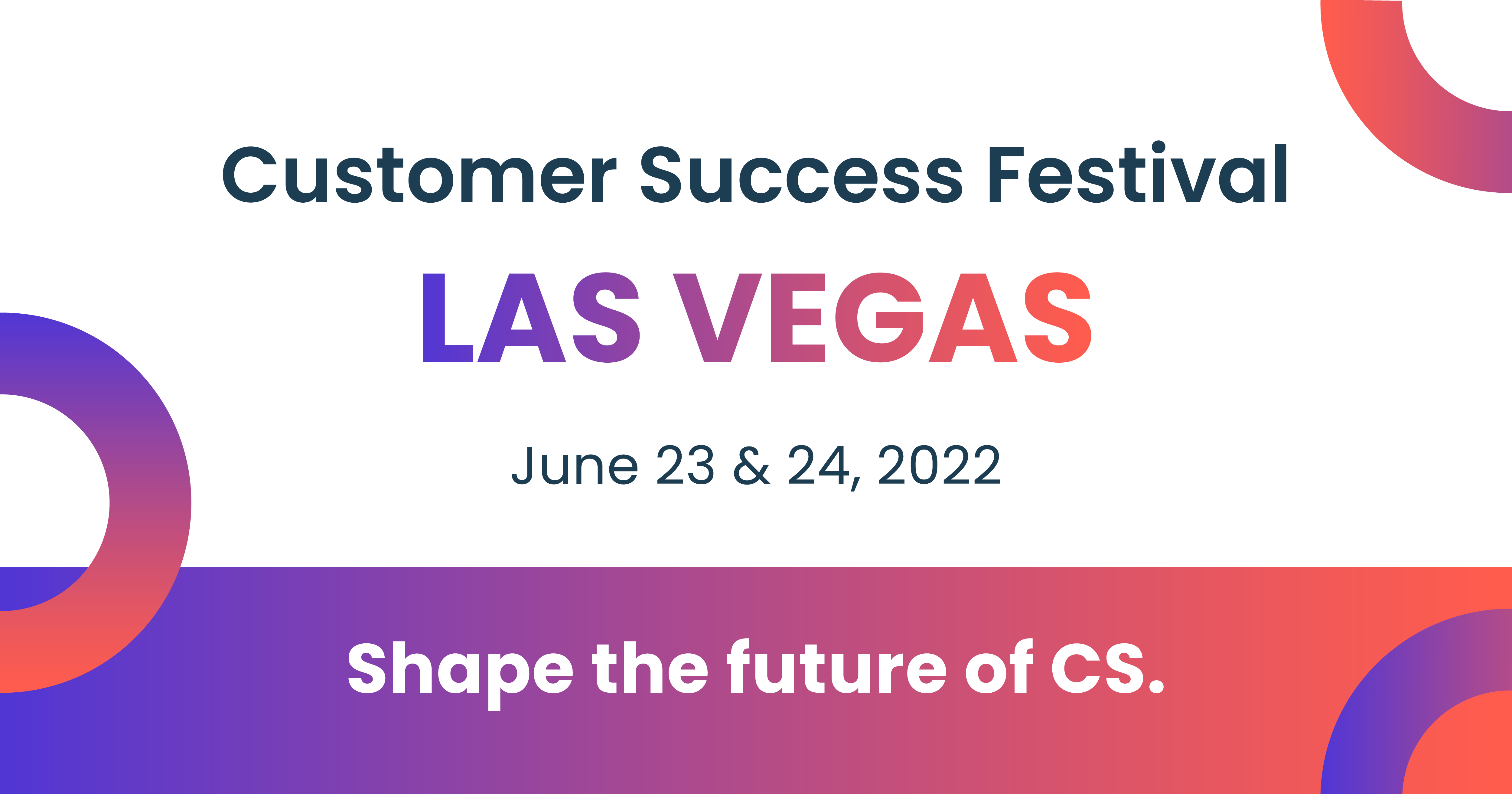 Customer Success Festival Las Vegas