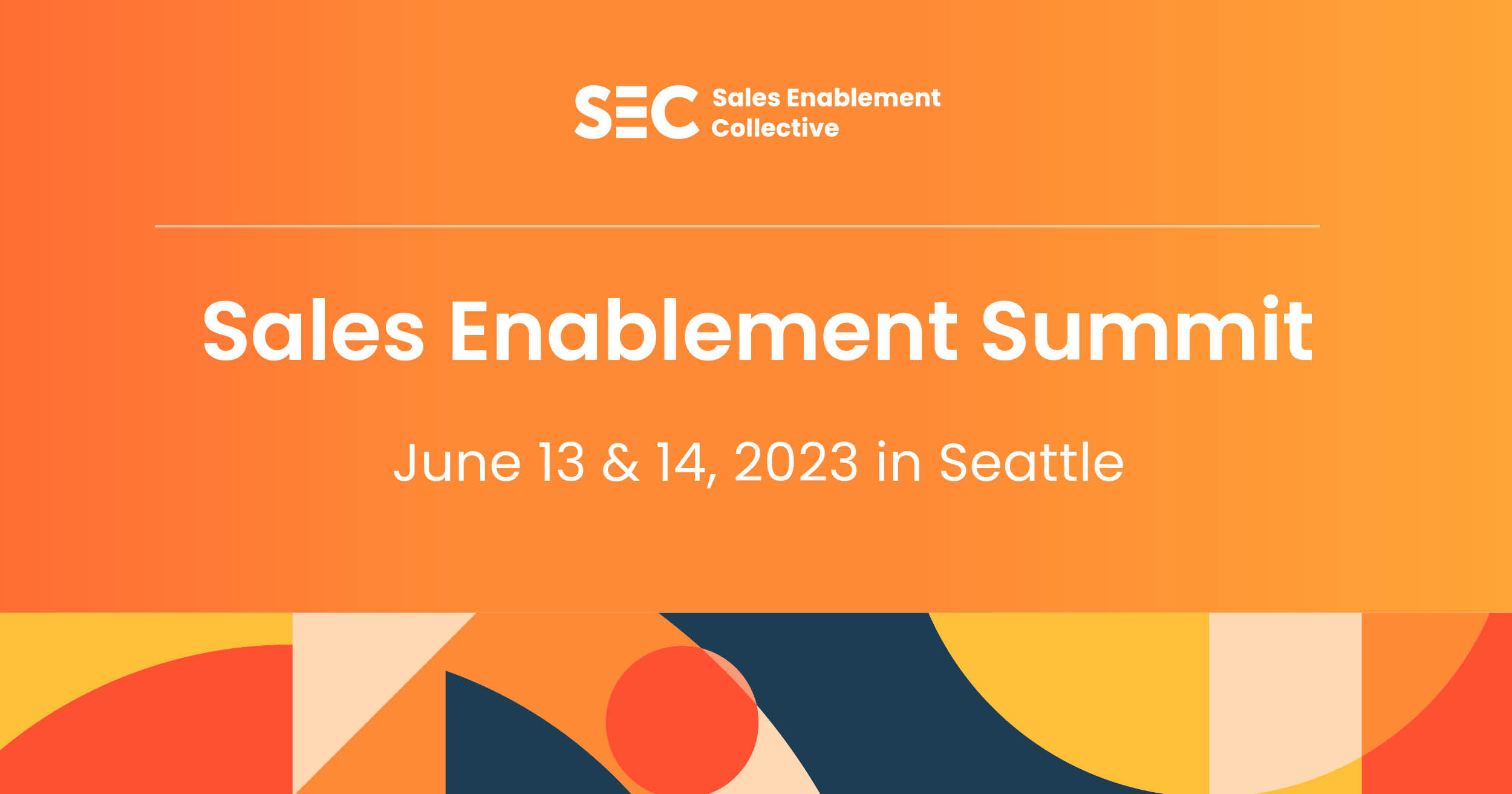 Sales Enablement Summit Seattle