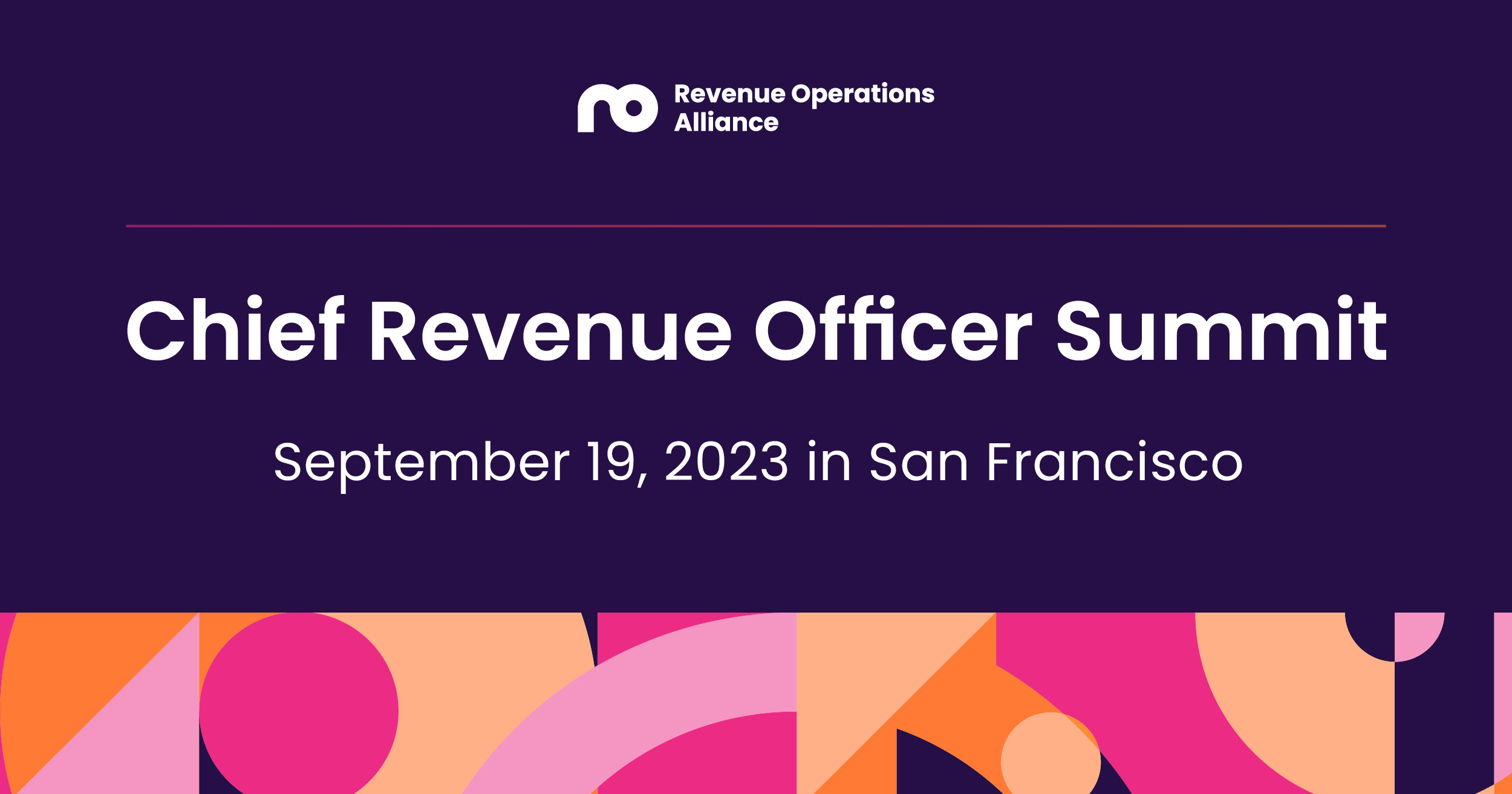 Register Chief Revenue Officer Summit San Francisco 2023