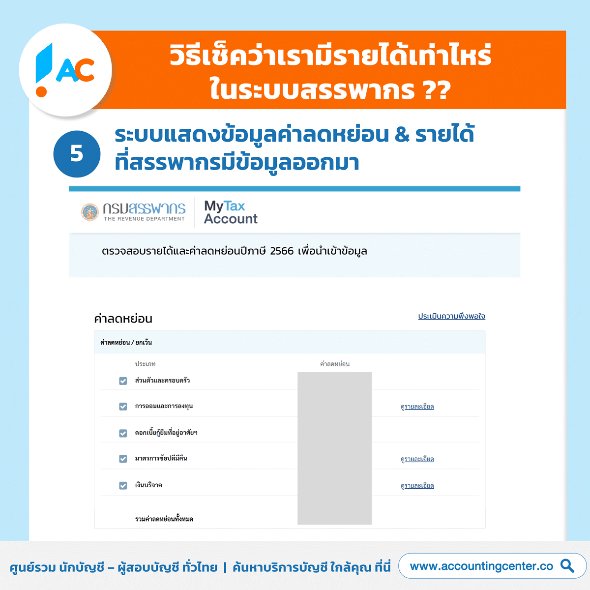 วิธีเช็ครายได้ในระบบสรรพากร-จะรู้ได้อย่างไรว่าต้องยื่นภาษีเท่าไหร่