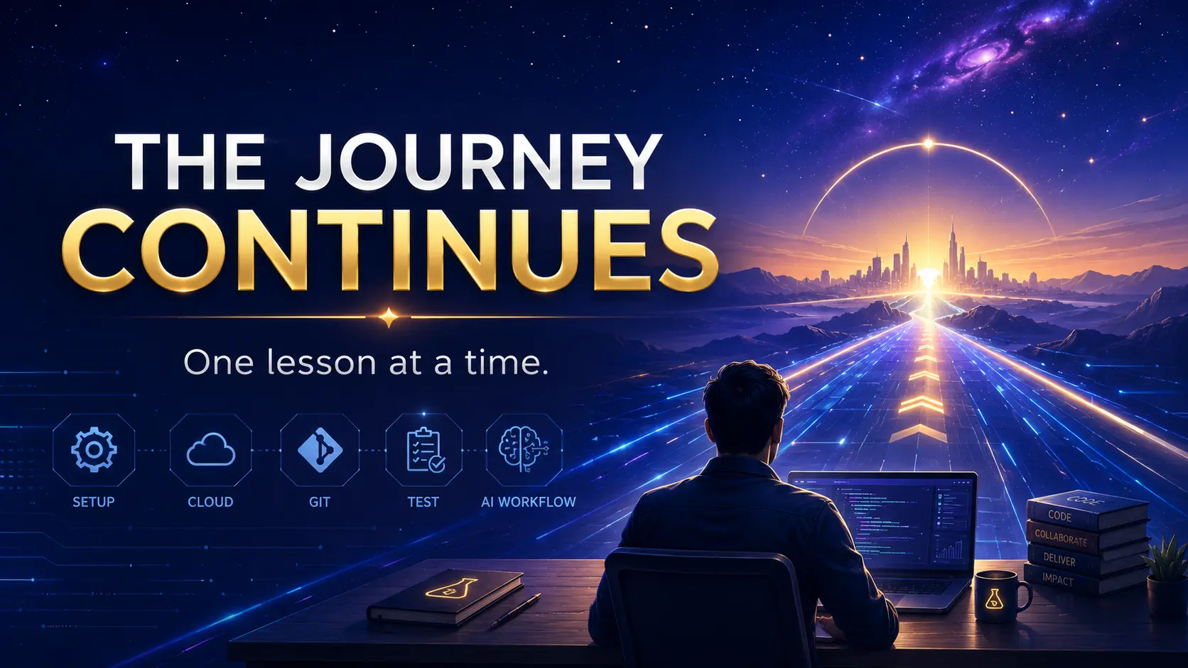 The Journey Continues — One lesson at a time