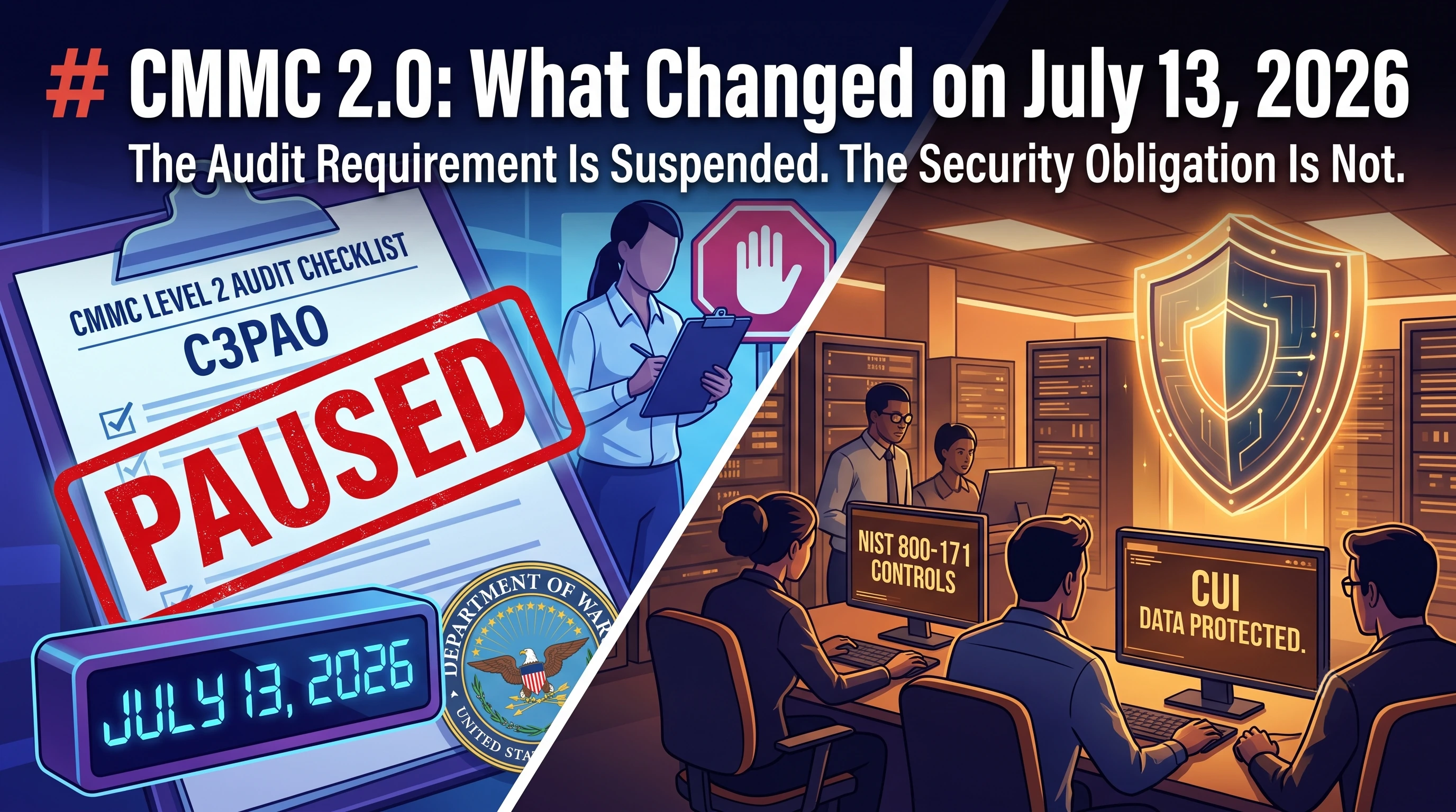 CMMC 2.0: What Changed on July 13, 2026