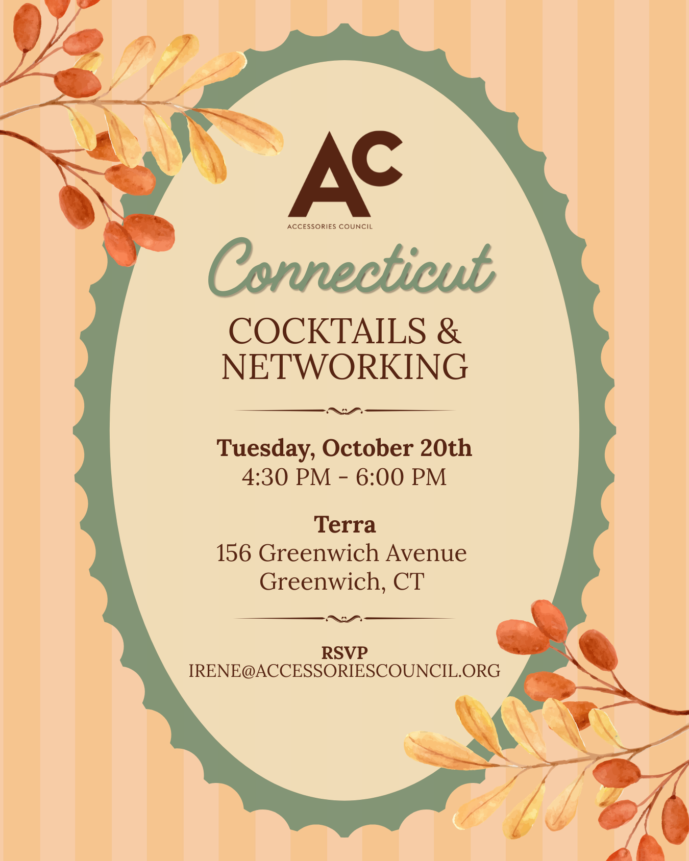 Connecticut Cocktails & Networking Invite