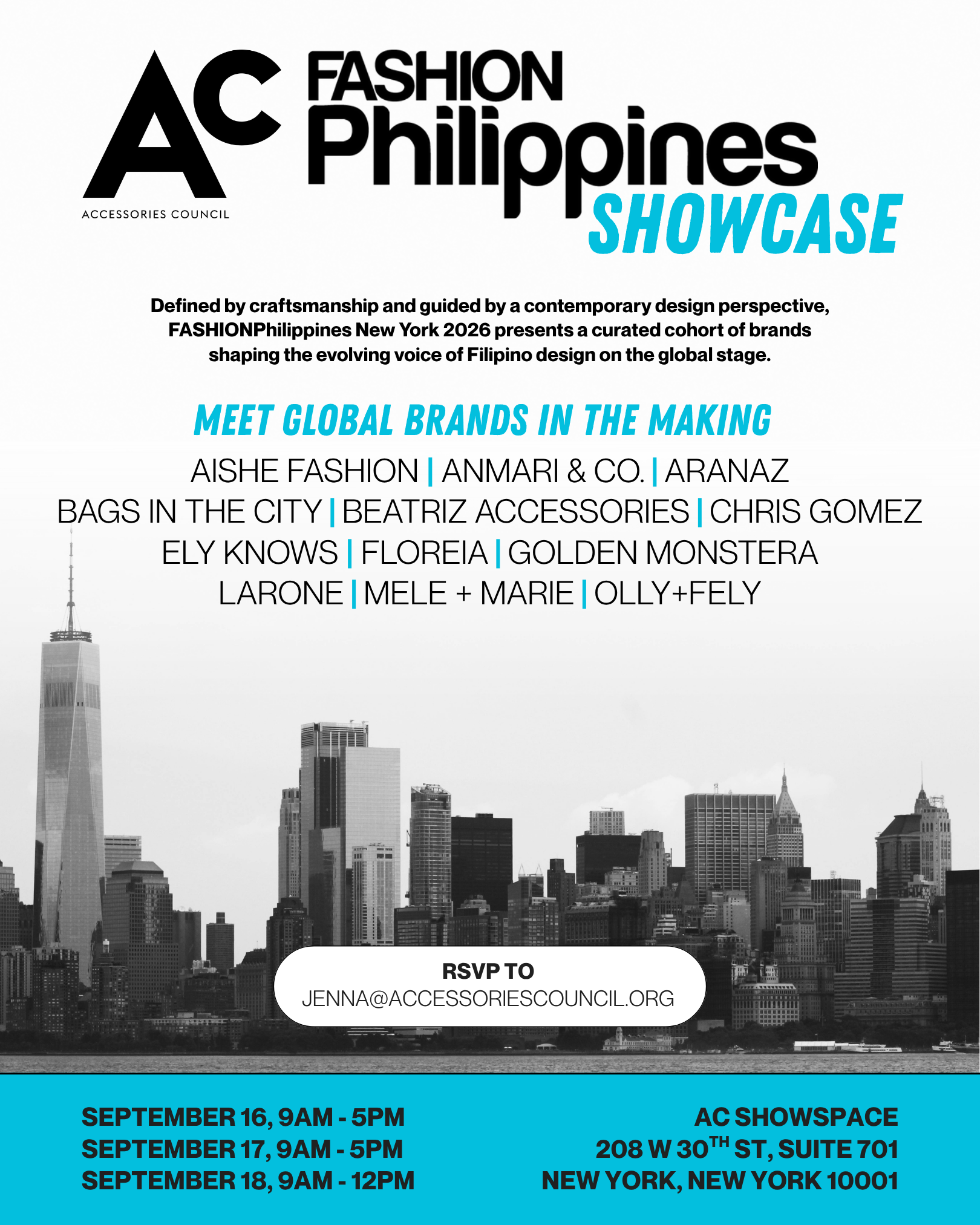 Ac FASHIONPhilippines Showcase Invitation