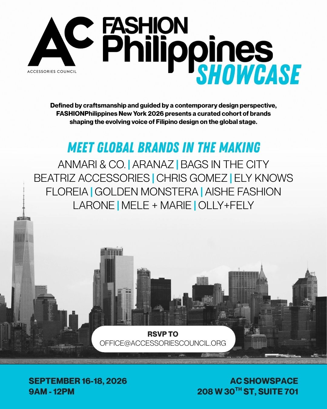 Ac FASHIONPhilippines Showcase Invitation