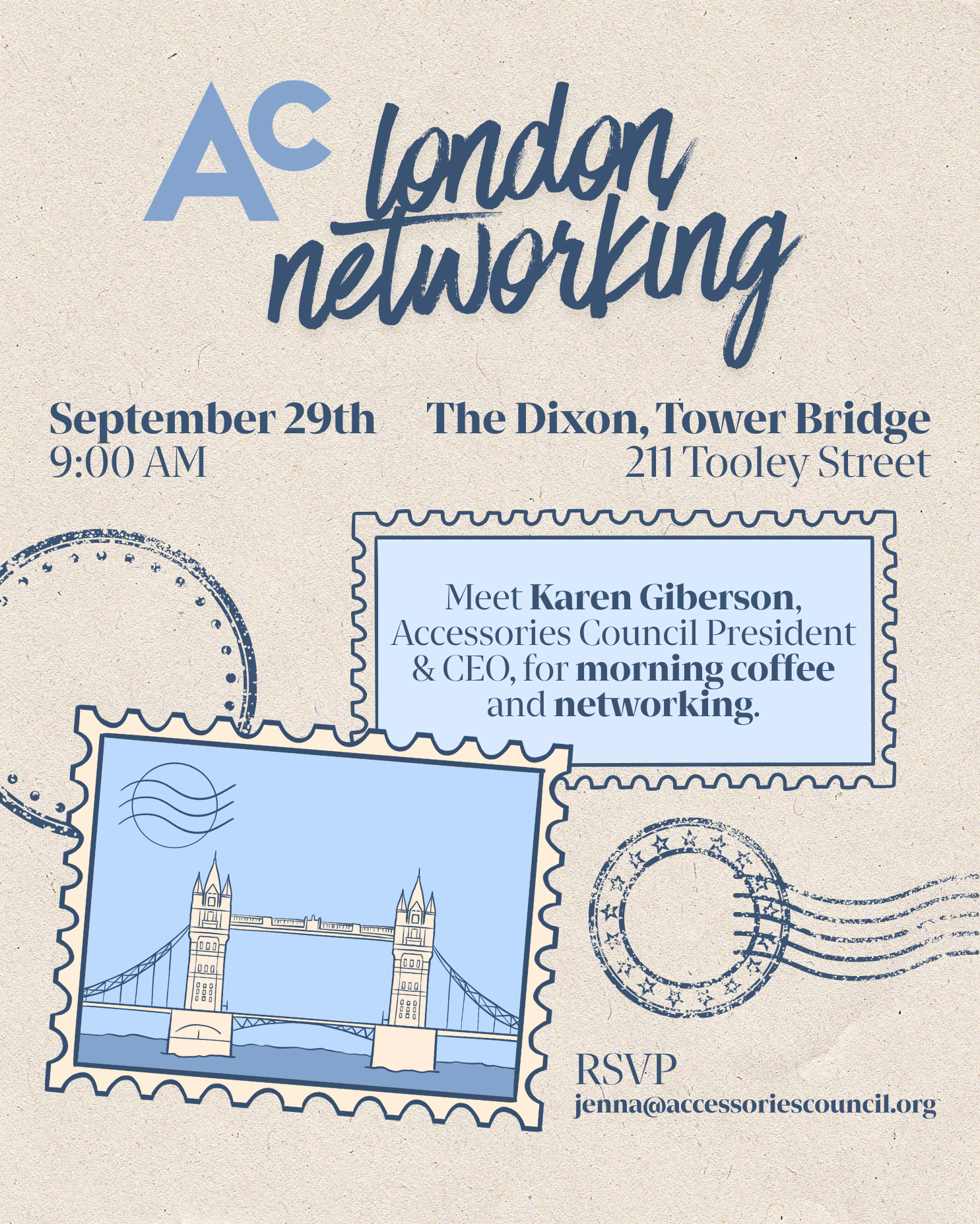 London Networking with Karen Giberson