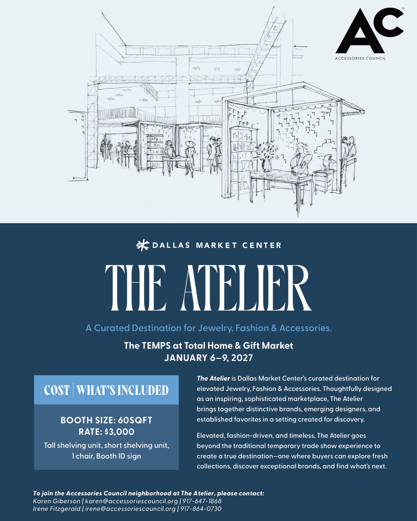 The Atelier with Accessories Council at Dallas Market Center Flyer