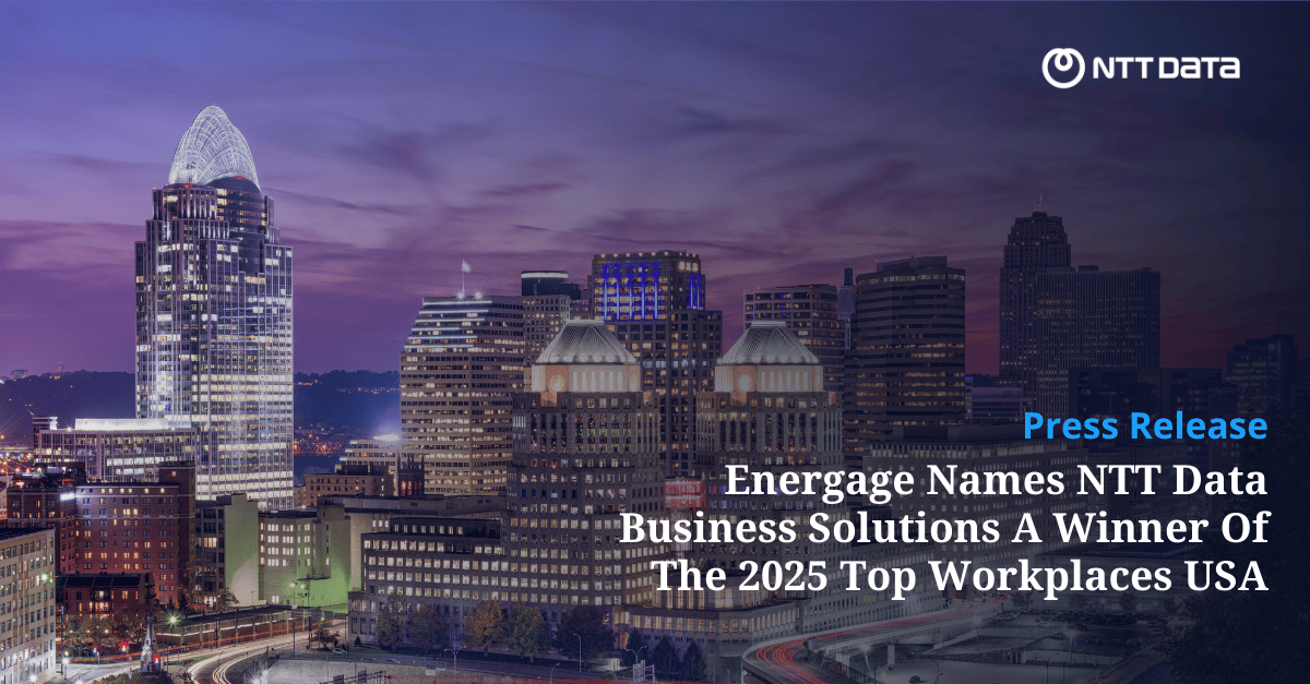 Energage Names NTT Data Business Solutions A Winner Of The 2025 Top Workplaces USA