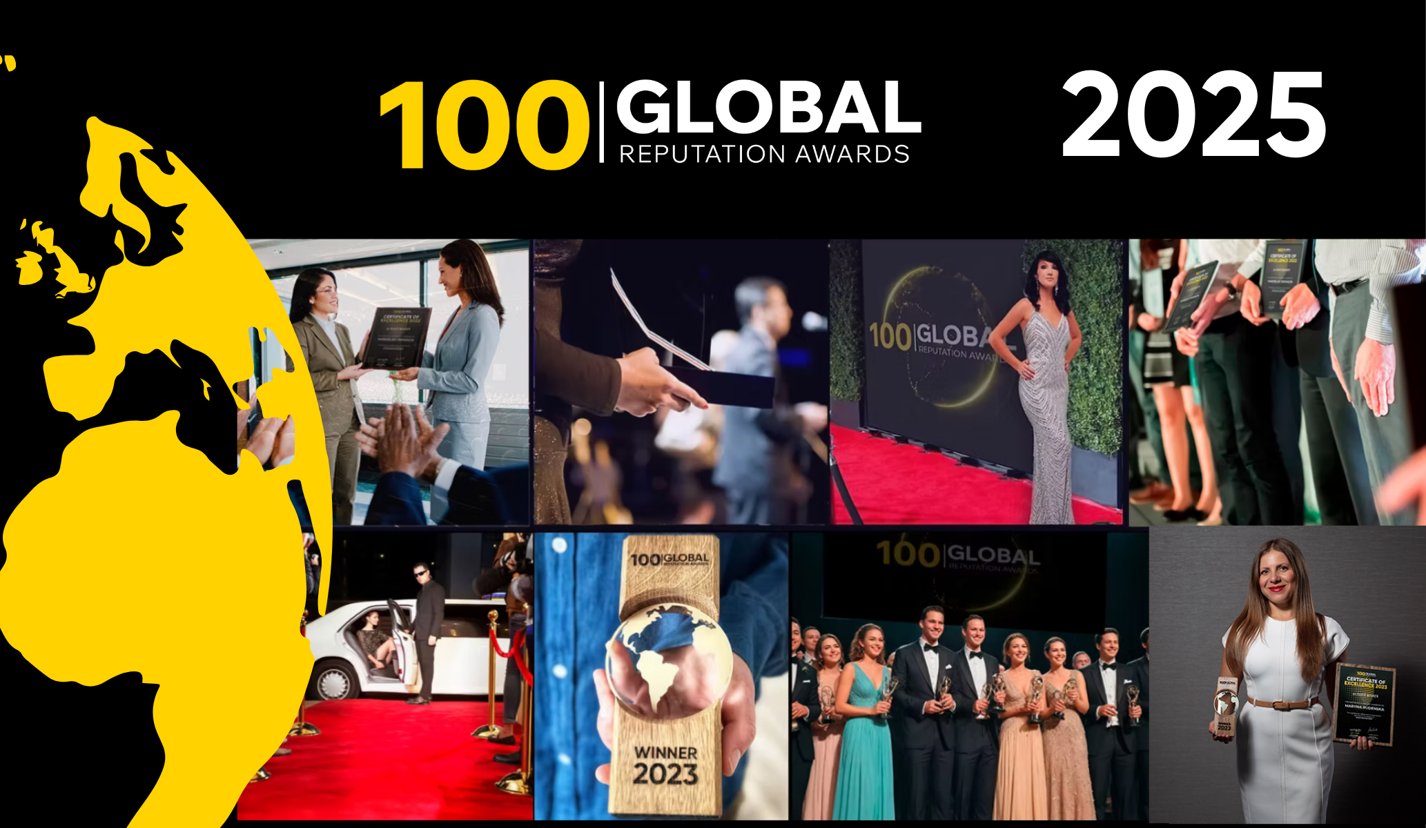 Celebrating International Excellence: "GLOBAL100 Reputation Awards" Announces 2024 Results and Invites 2025 Nominees