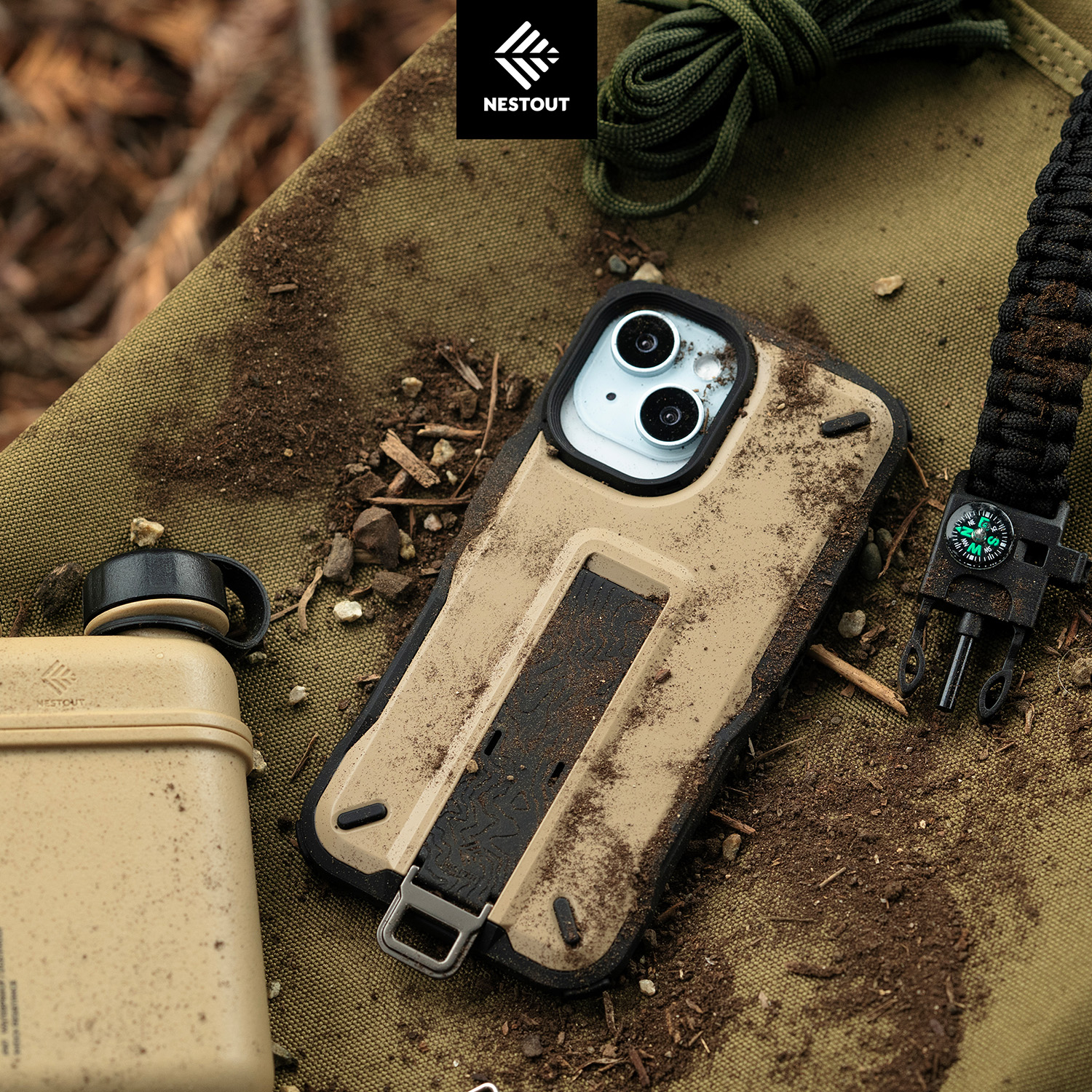 NESTOUT Launches Rugged iPhone 16 Case with 360° Strap Mount Built for the Trail