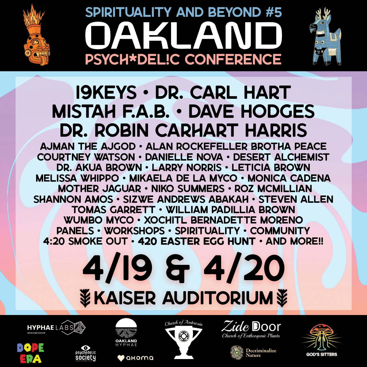 SF Bay Area to Celebrate ‘420’ Cannabis Culture and Psychedelic Spirituality during Easter Weekend Fest