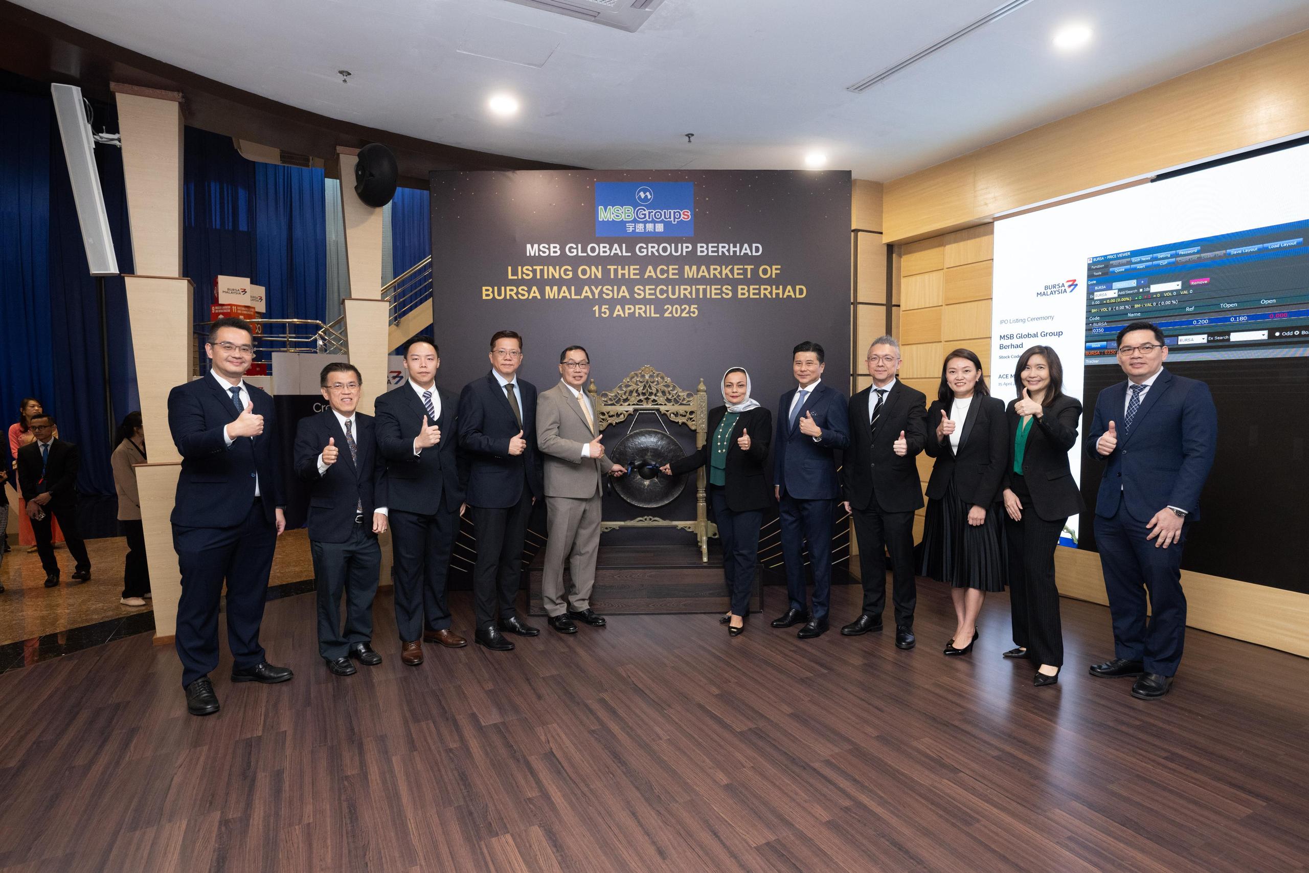 MSB Global Group Berhad Commences Trading on ACE Market