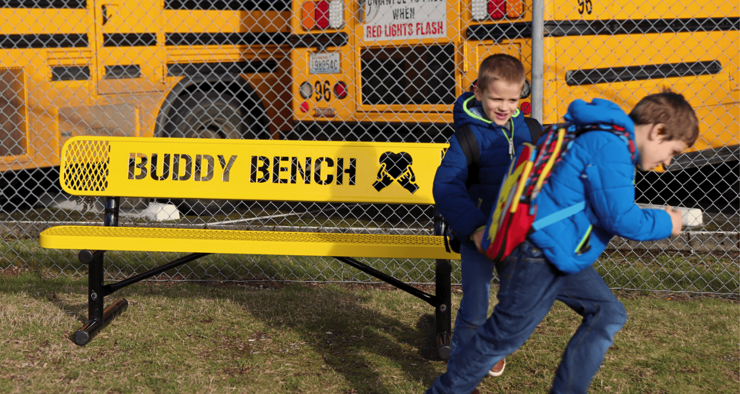 Buddy Bench Brings Community, Compassion, and Connection to Every Park, School, and Playground